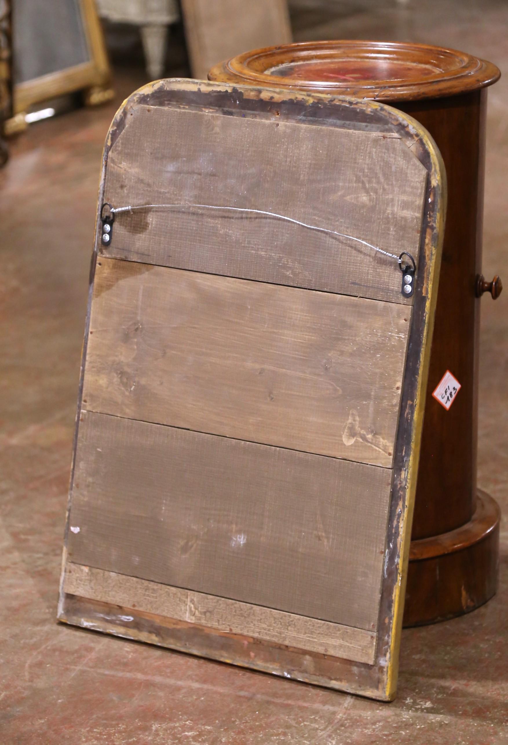 Petit miroir Louis Philippe argenté du 19ème siècle. Bon état - En vente à Dallas, TX