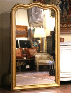 Mid-19th Century French Louis Philippe Giltwood Wall Mirror