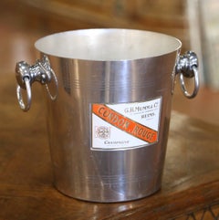 Mid-Century French Canard-Duchêne Aluminum Champagne Bucket