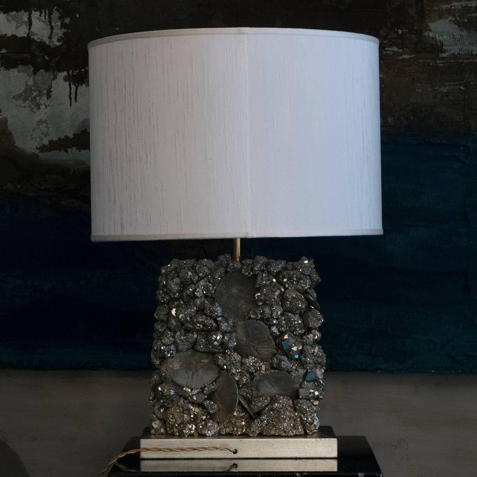 Flair Edition Pyrite Table Lamp In Excellent Condition In Firenze, IT