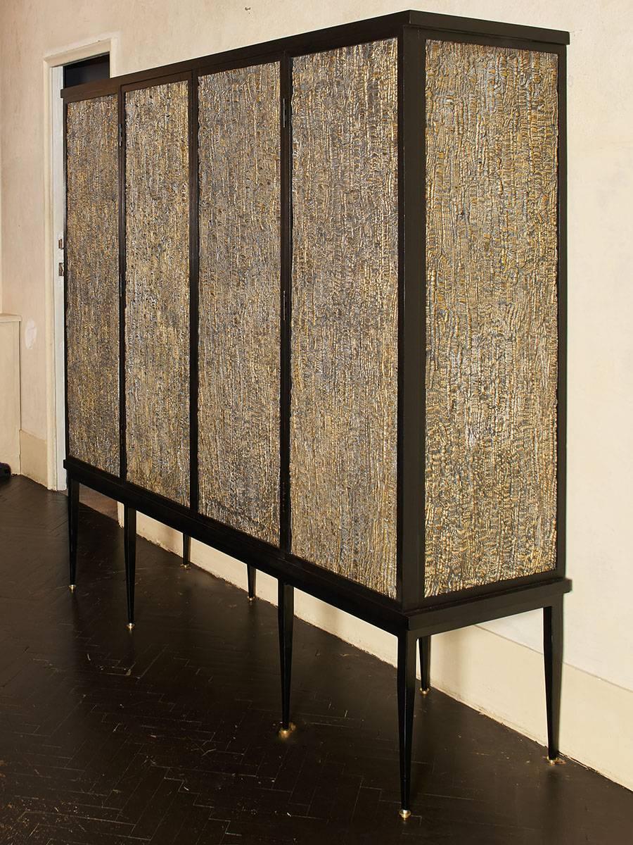 Contemporary Sculptural Flair Edition Cabinet