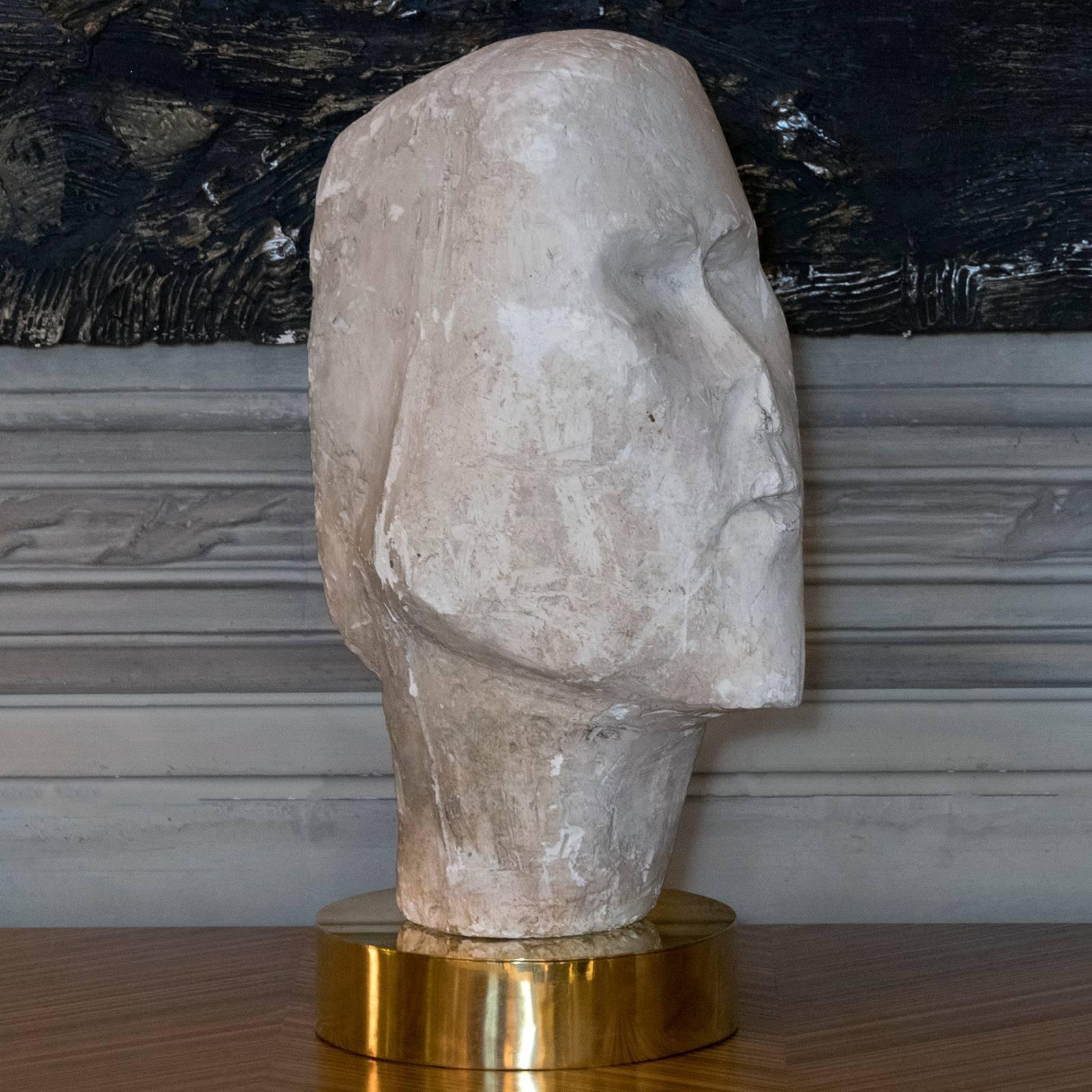 French 1960s Figurative Plaster Sculpture