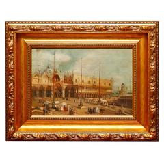 Oil on Board Depicting the Doge's Palace, Late 19th-Early 20th Century 8
