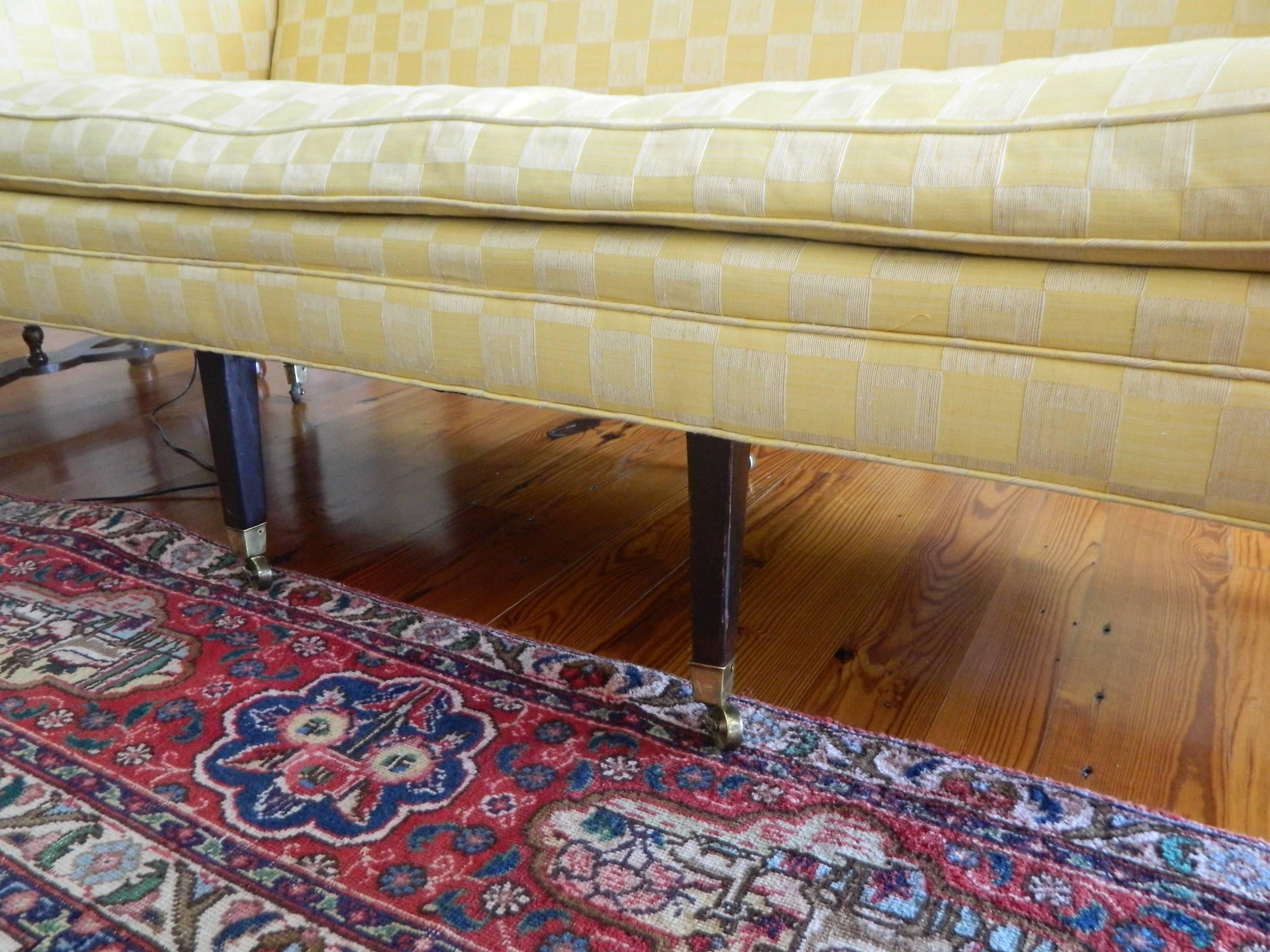 American Fine Chippendale Federal Style Upholstered Sofa, circa 1780 2