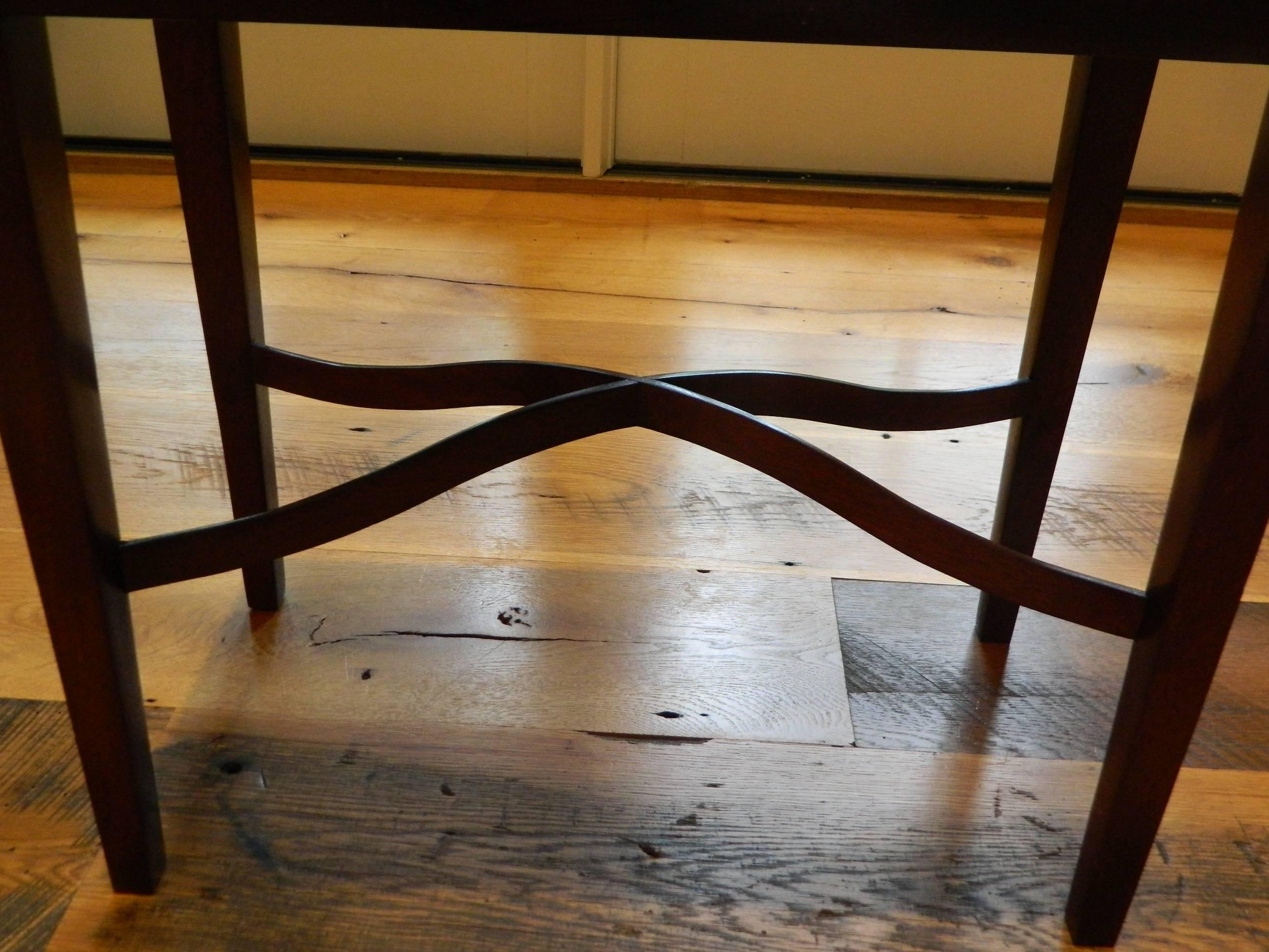 English Mahogany Lap Desk on a Custom-Made Stand, 19th Century 4