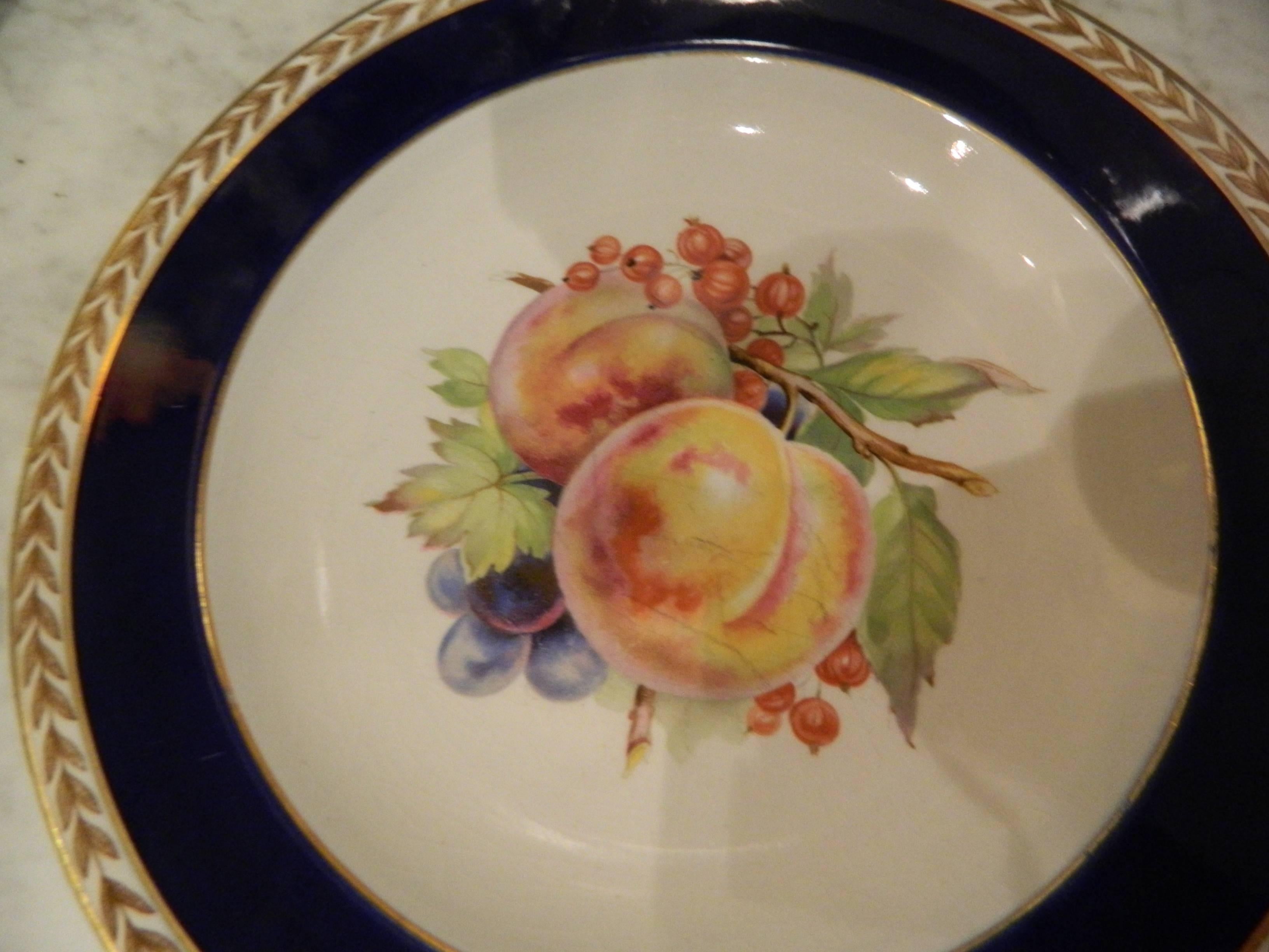English Set of Seven Crown Ducal Luncheon Plates, 20th Century