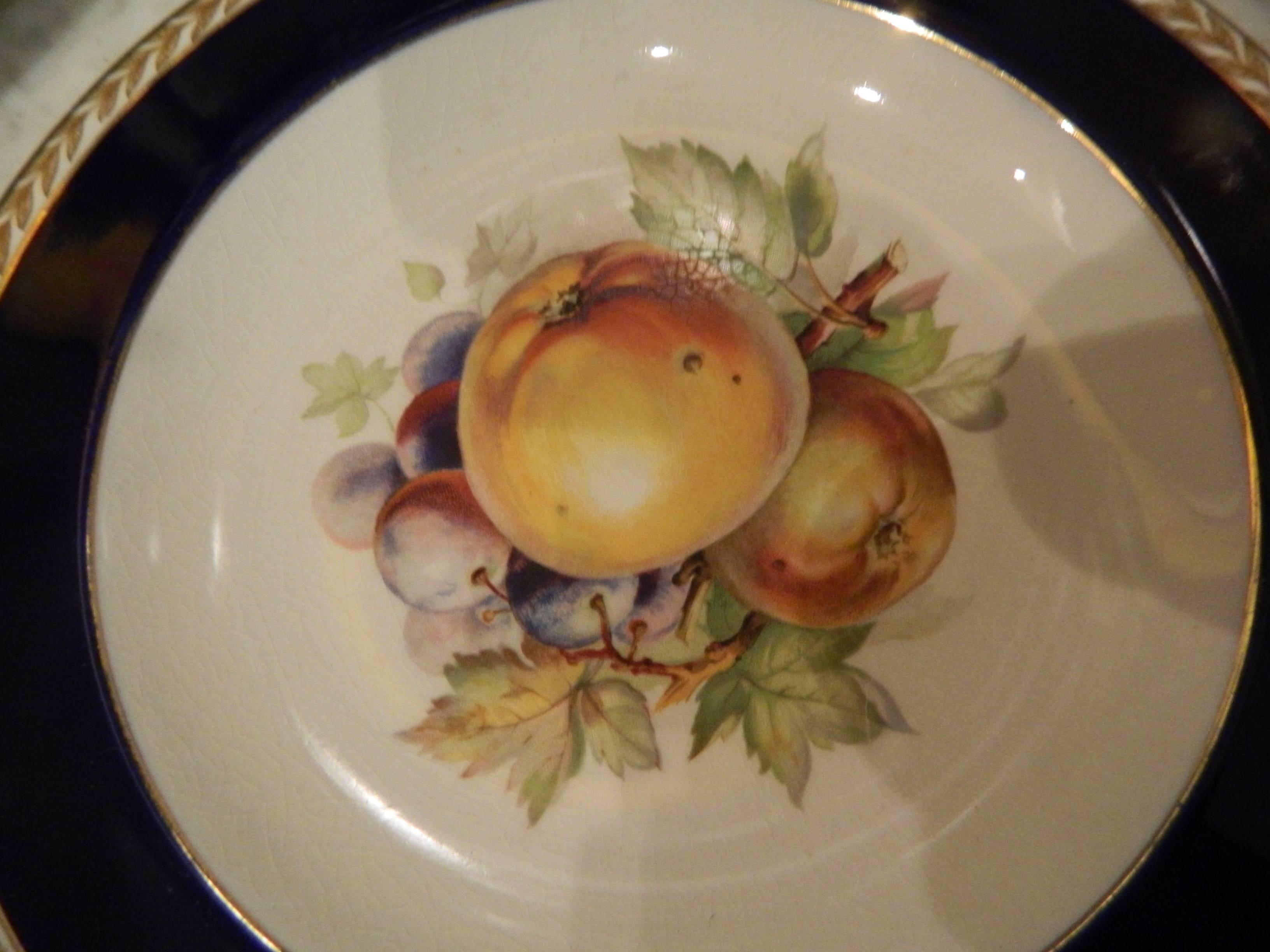 Set of Seven Crown Ducal Luncheon Plates, 20th Century 1