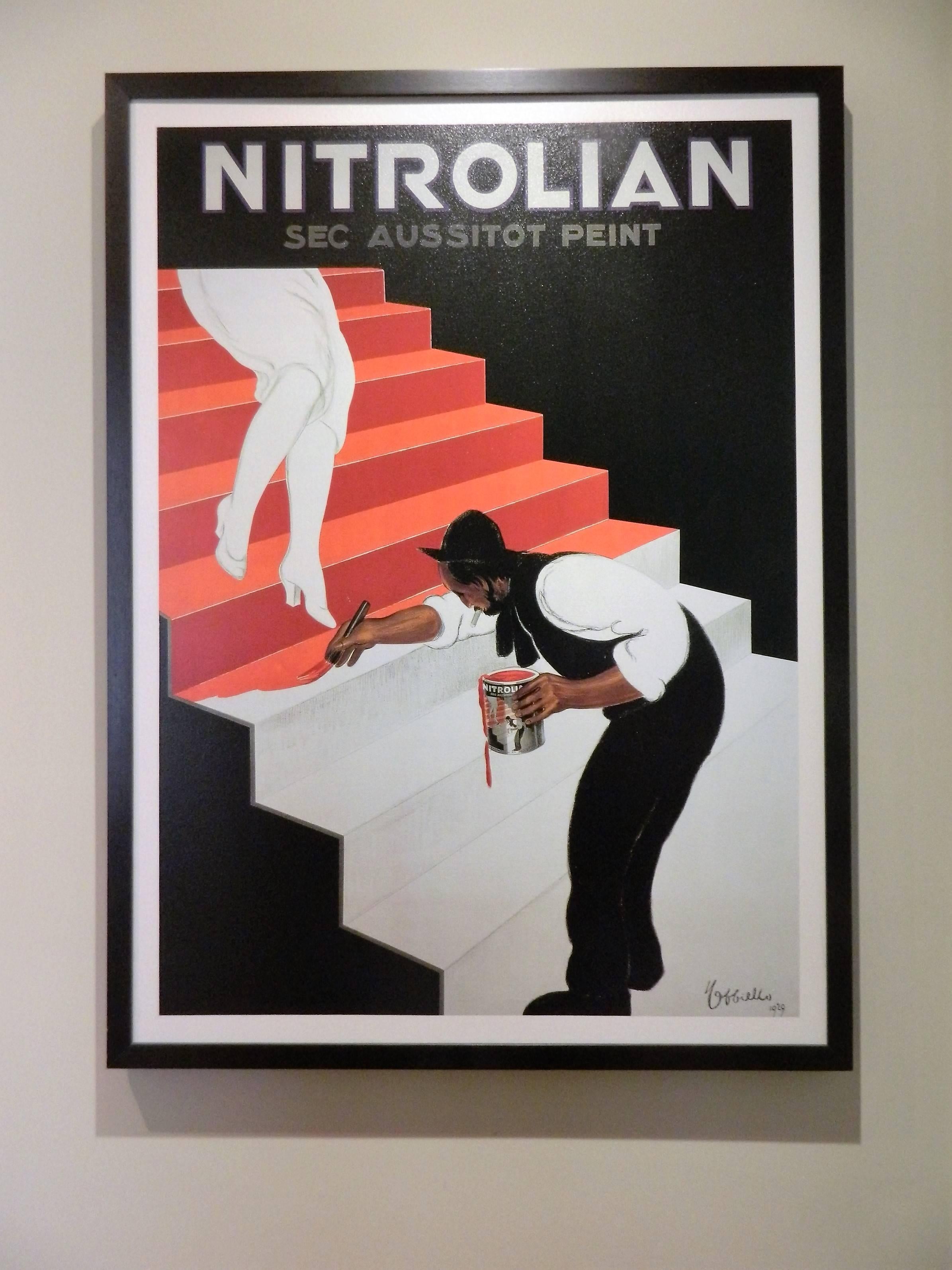 Framed giclee print of nitrolian, 20th century.