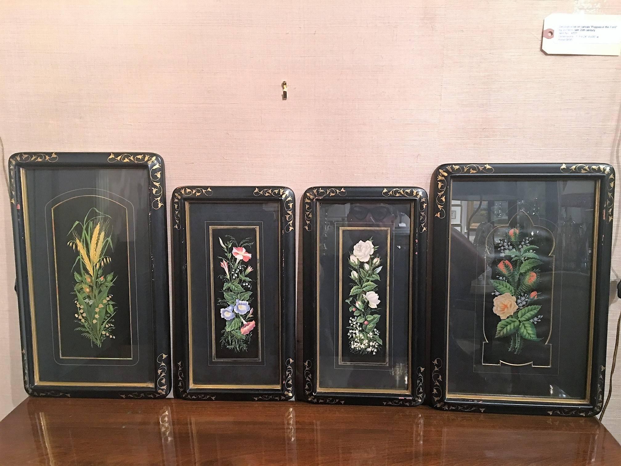 Set of Four Framed Botanical Prints, 19th Century 3