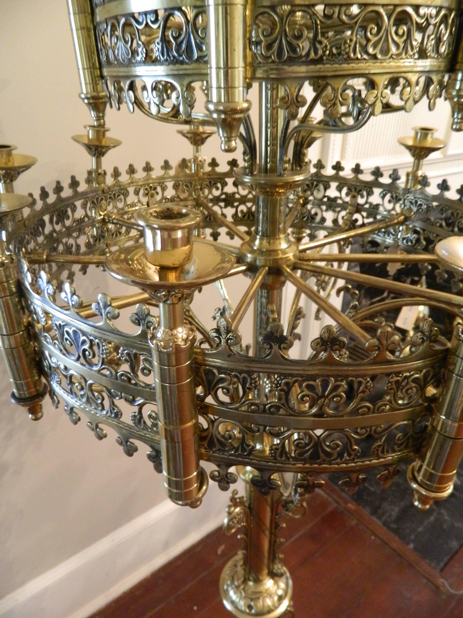 floor standing candelabras