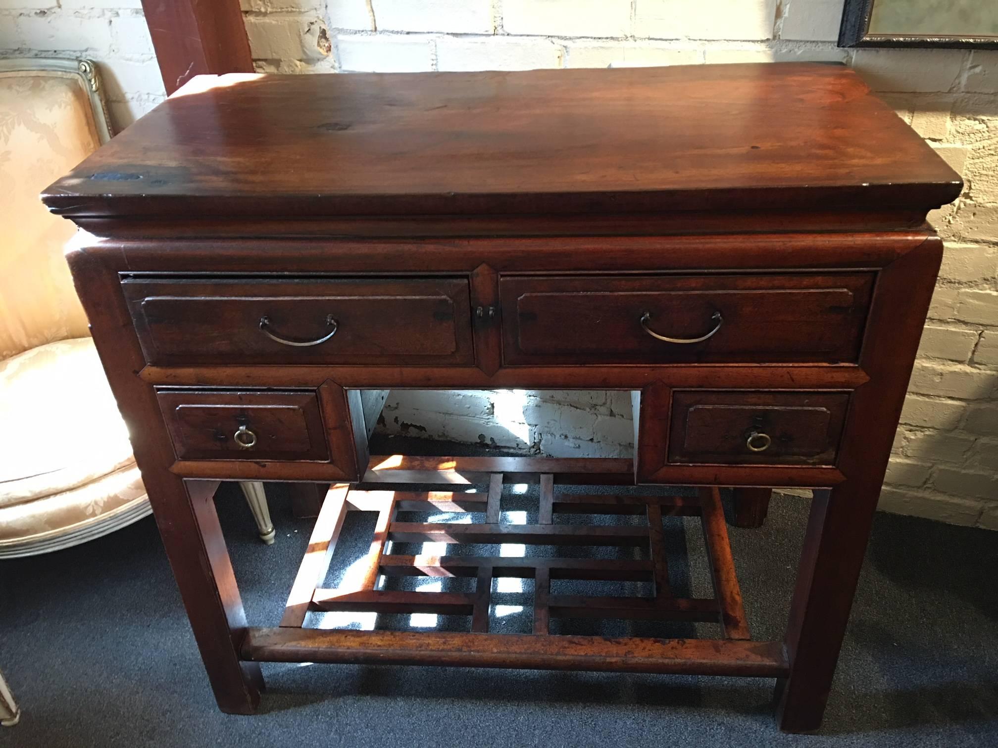 Early 19th century Chinese Scholar's desk or side table.
 