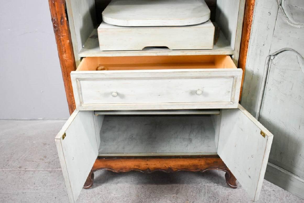 18th Century and Earlier French Provincial Louis XV Fruitwood Bonnetiere, 18th Century