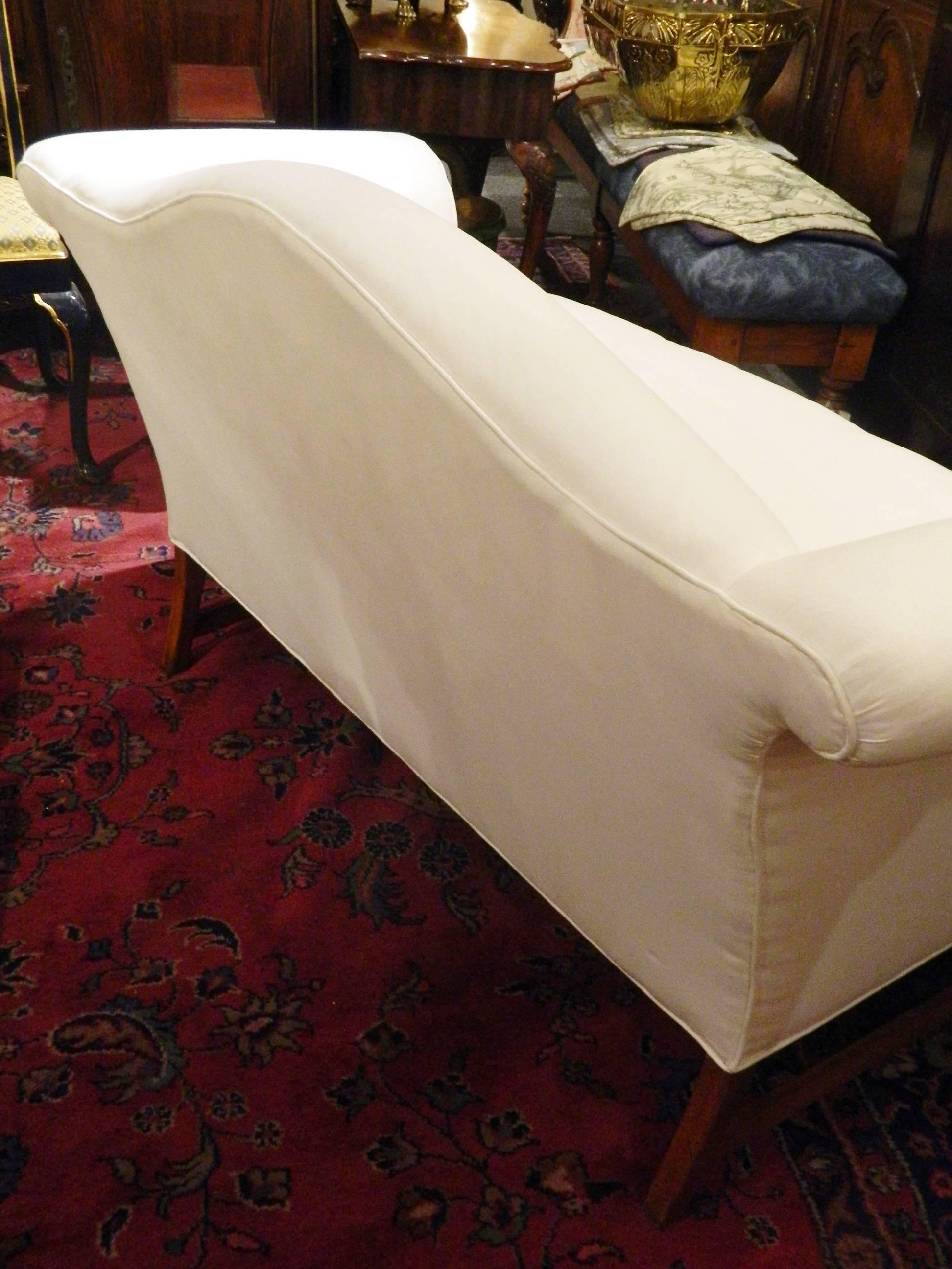 Pair of Chippendale Style Camelback, Sofa or Settees, Early 20th Century 5