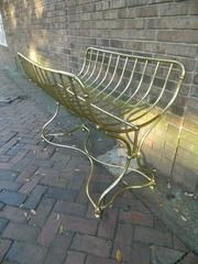 Solid Brass Coat or Blanket Throw Holder, Late 19th Century