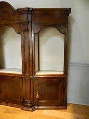 Italianate Three-Piece Wall Cabinet or Breakfront, Early 20th Century
