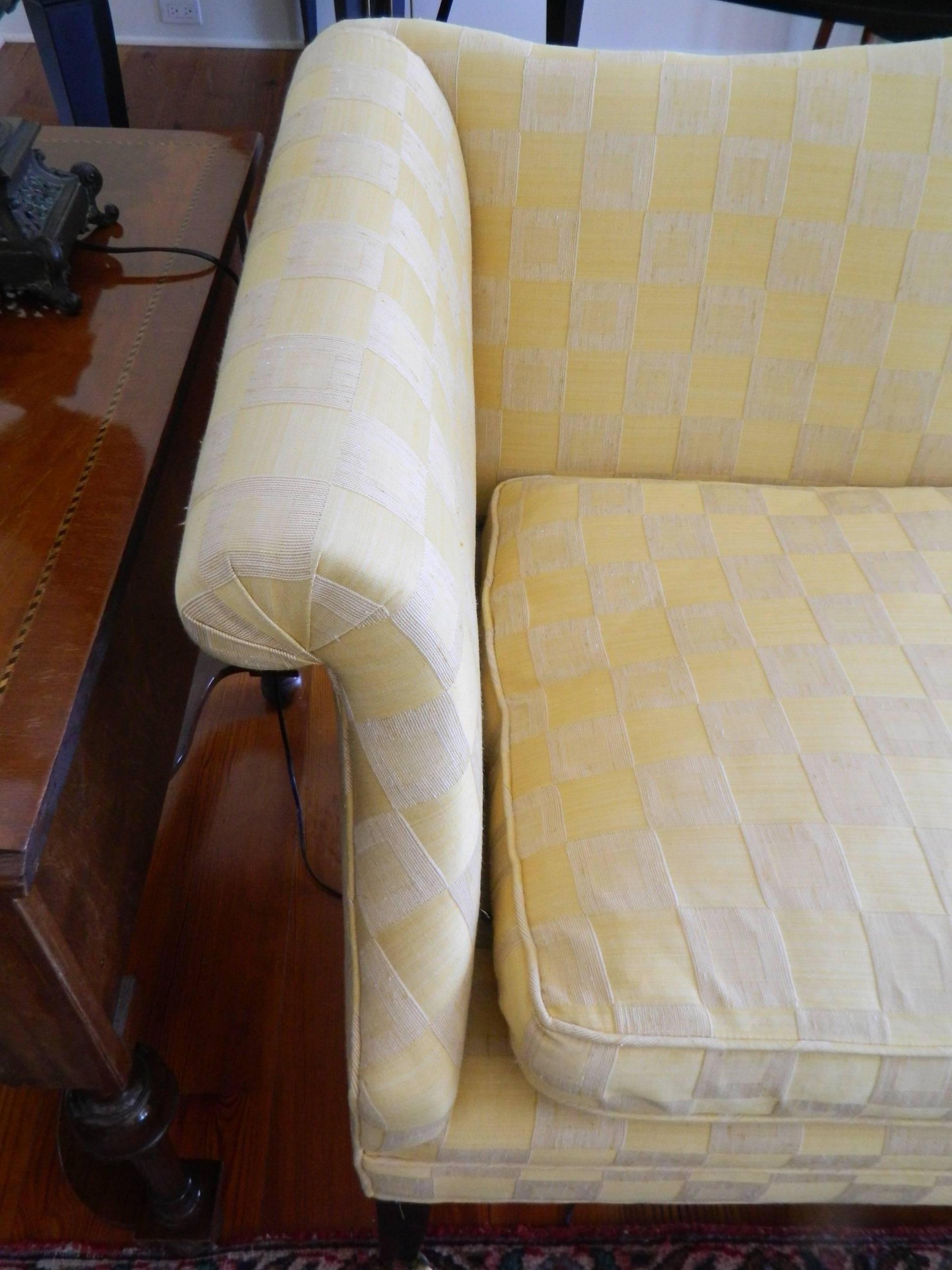 American Fine Chippendale Federal Style Upholstered Sofa, circa 1780 1