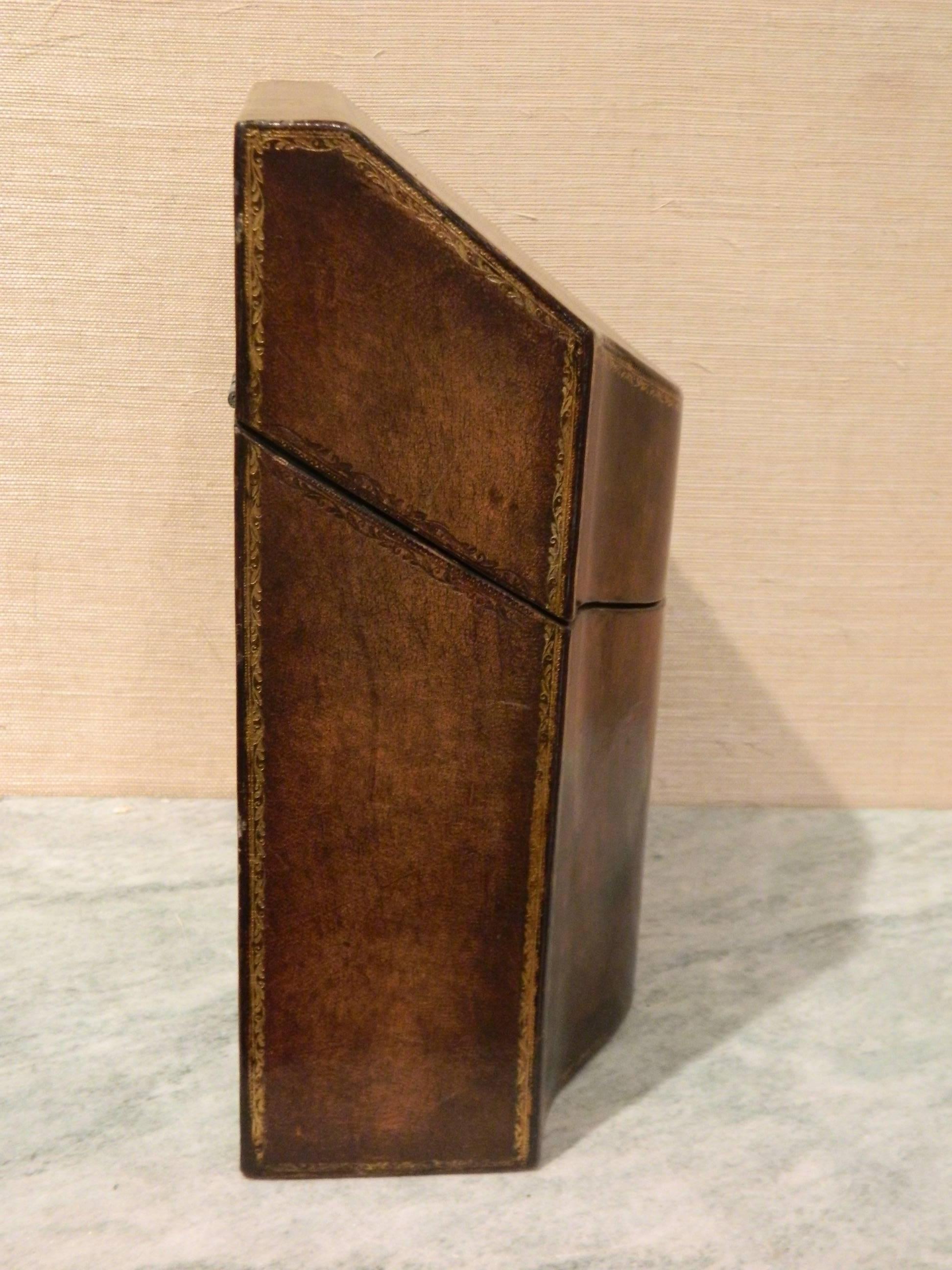 American Leather Box by Maitland Smith, Mid-20th Century