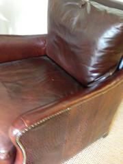 Pair of Leather Chairs by Ferguson Copeland, Late 20th Century