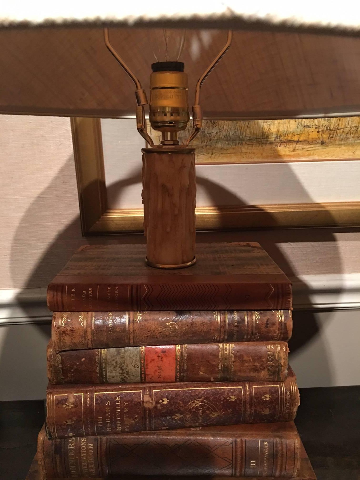 Pair of 18th and 19th Century Antique Books Mounted as Lamps In Excellent Condition In Savannah, GA