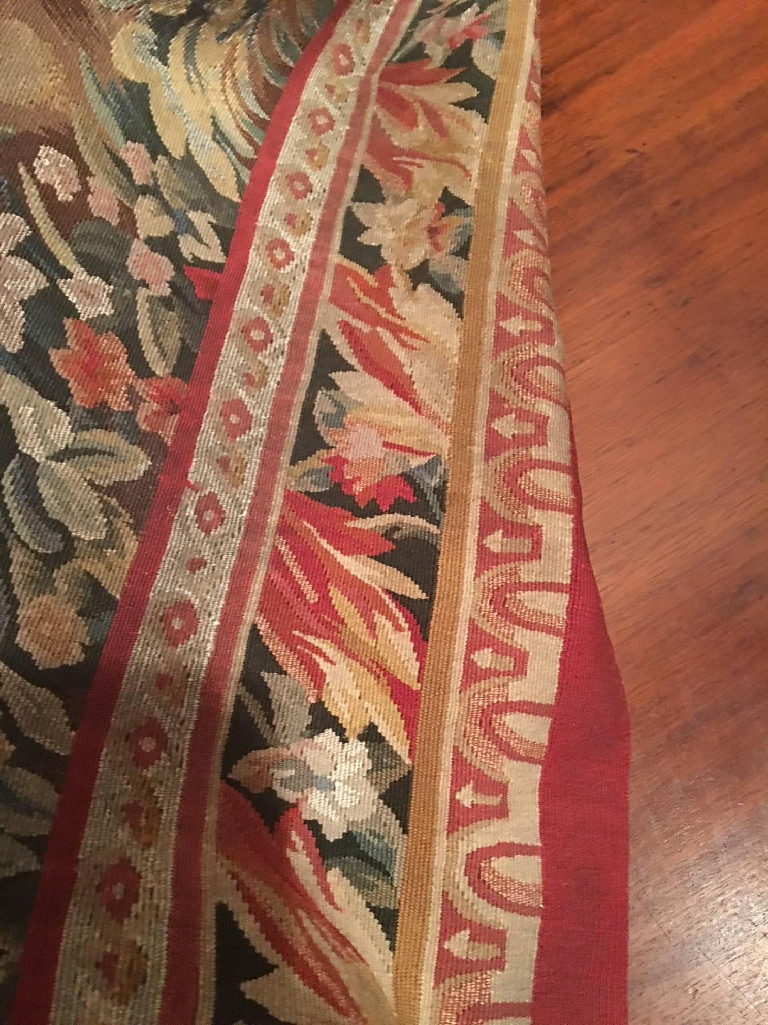 19th Century Aubusson Style Tapestry 