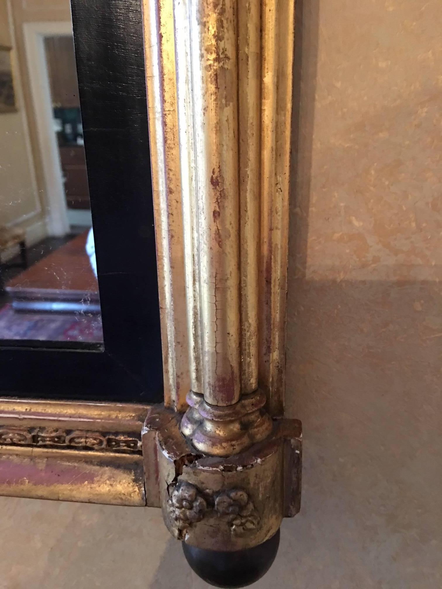 antique mantel mirror