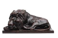Reclining Lion Sculpture