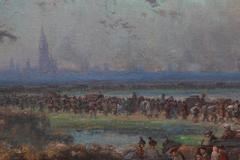 Exodus from Antwerp on 8 October, 1914