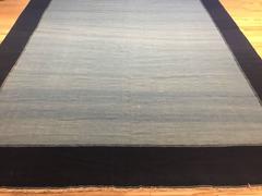 Mid 20th Century Sky Blue Indian Dhurrie