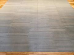 Late 20th Century Sky Blue Dhurrie