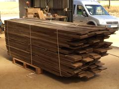 French Antique Oak 17th-18th Century Solid Wood Flooring, Original, France