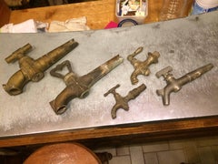 Original French Antique Solid Bronze Spout 1800s France