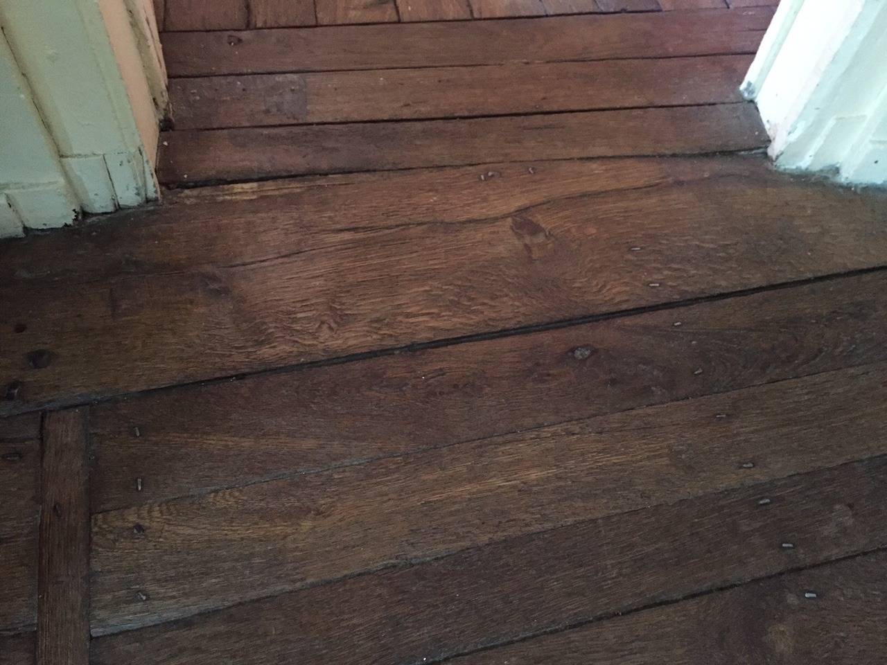 French Antique Flooring in Solid Wood Oak, Original 18th Century, France. For Sale 4