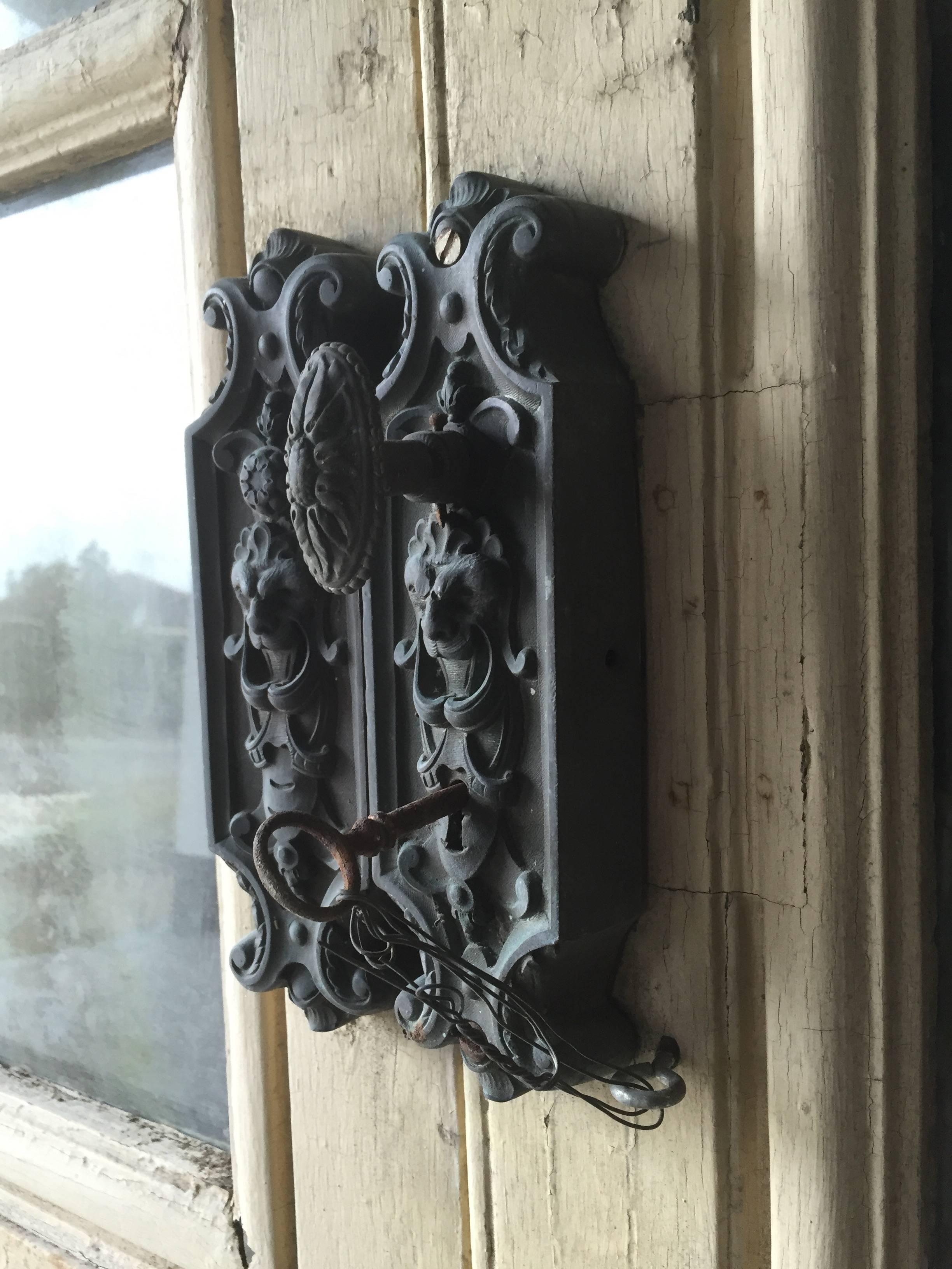 18th Century and Earlier Chateaux Passage Doors 18th Century, Hand-Carved French Wood Oak, France For Sale