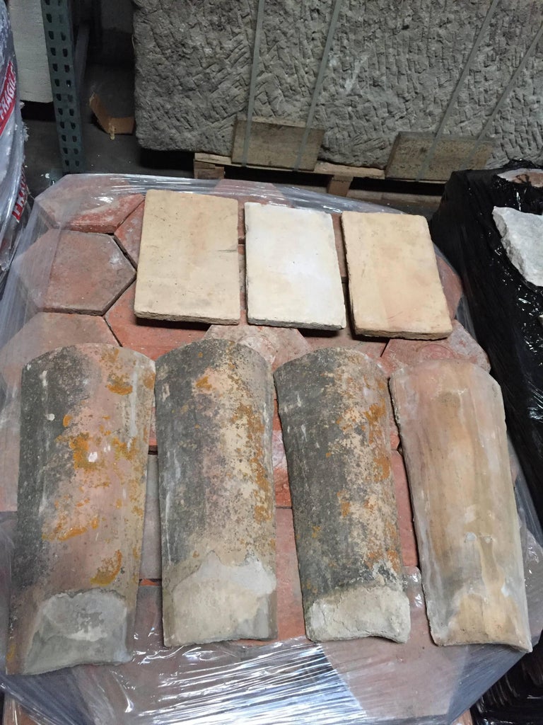 Authentic French Reclaimed Building Materials Floors, 17th Century