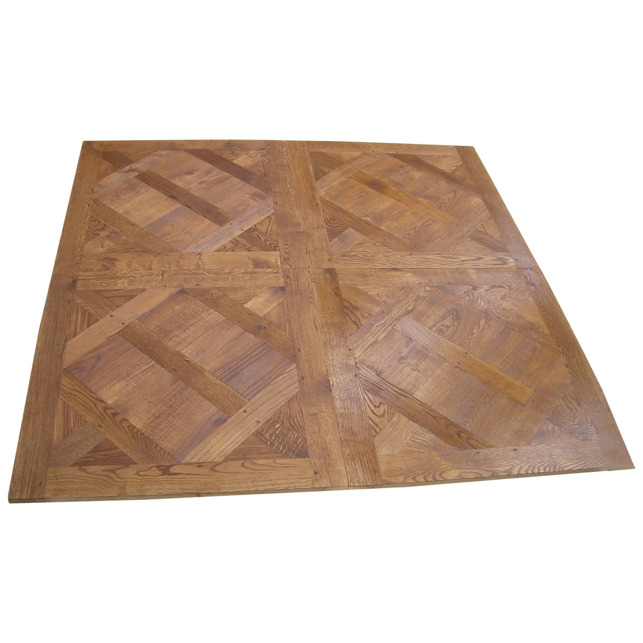 French Solid Wood Oak Flooring "Parquet de France" Handmade, France 21st Century For Sale