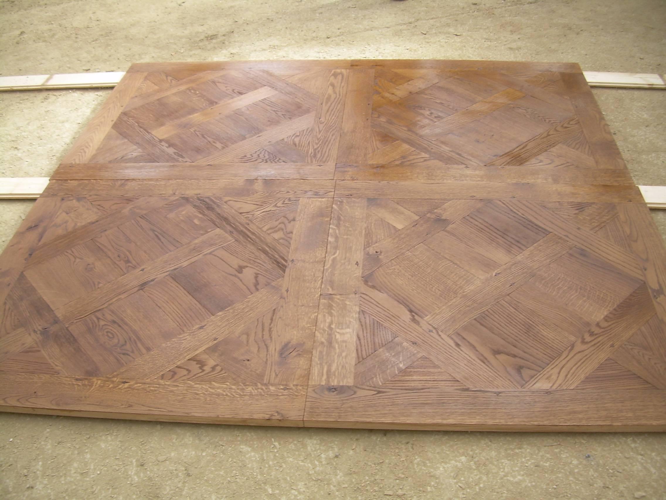 Hand-Crafted French Solid Wood Oak Flooring ‘Parquet De Versailles’ Handmade, France