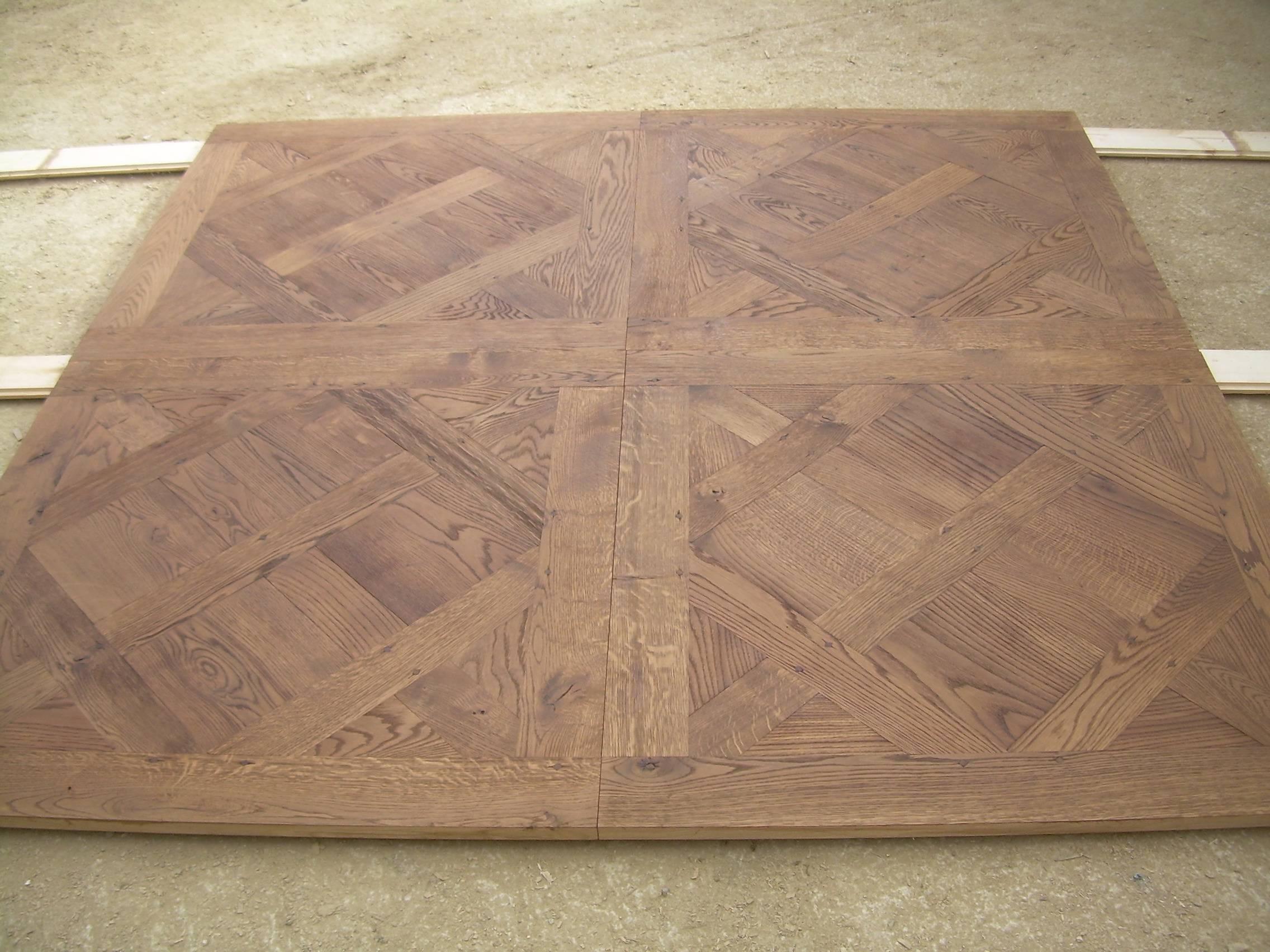 French Solid Wood Oak Flooring ‘Parquet De Versailles’ Handmade, France In Good Condition In LOS ANGELES, CA