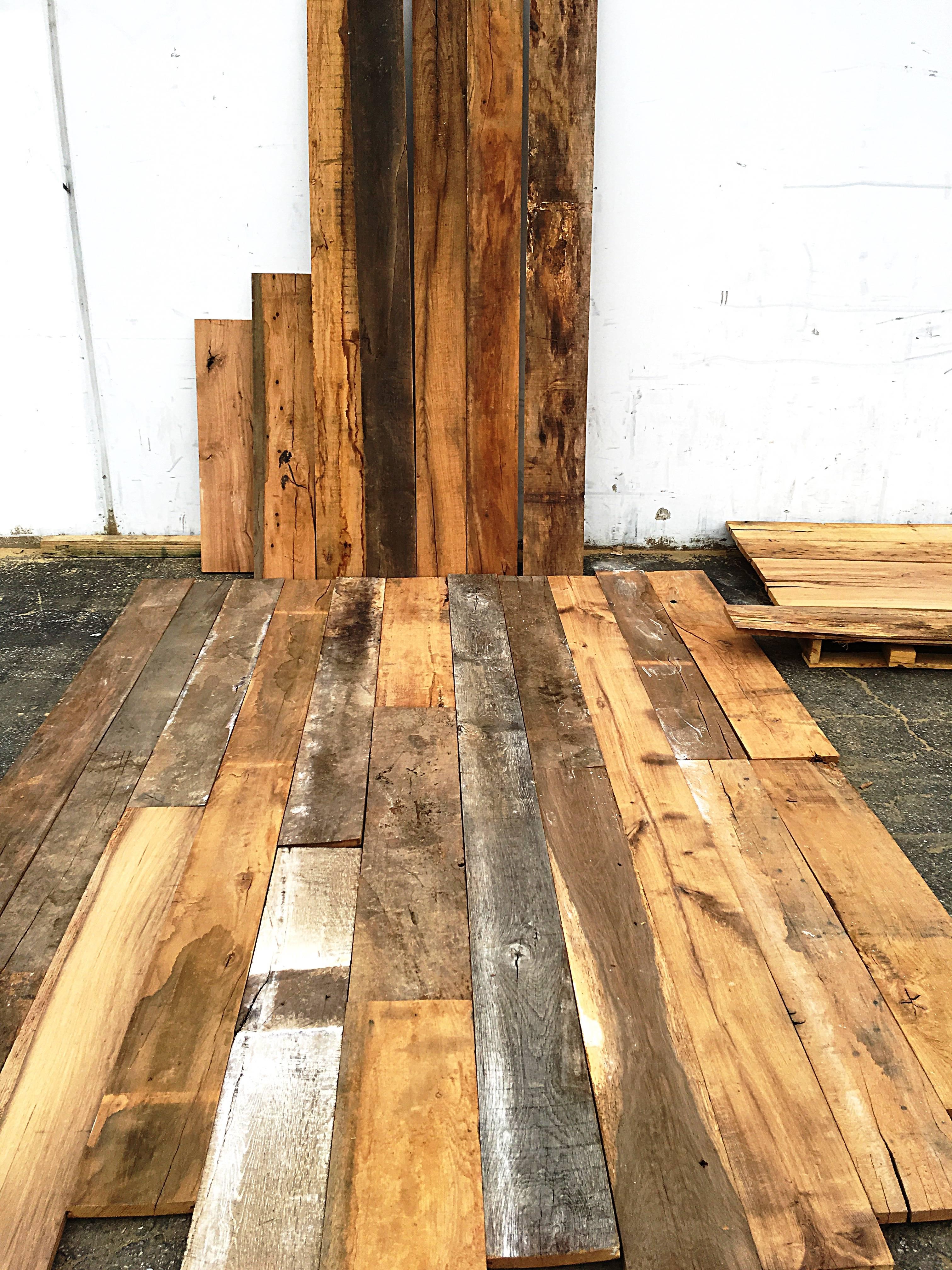 Louis XIII Original French Antique Wood Oak Flooring All Mixed, Reclaimed, France For Sale