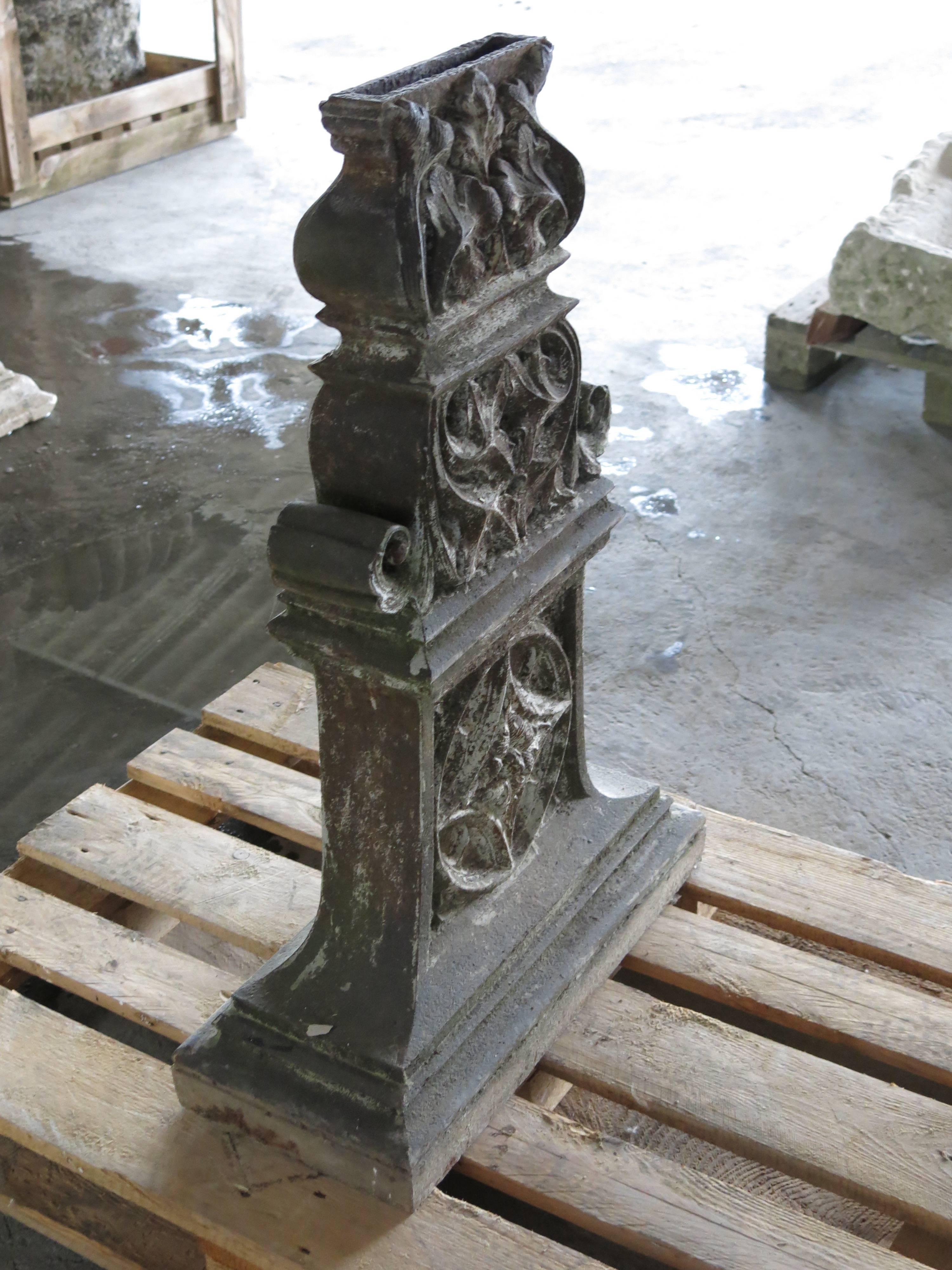 Winery Pedestal French Art Antique in Iron, 1800s, France For Sale 1
