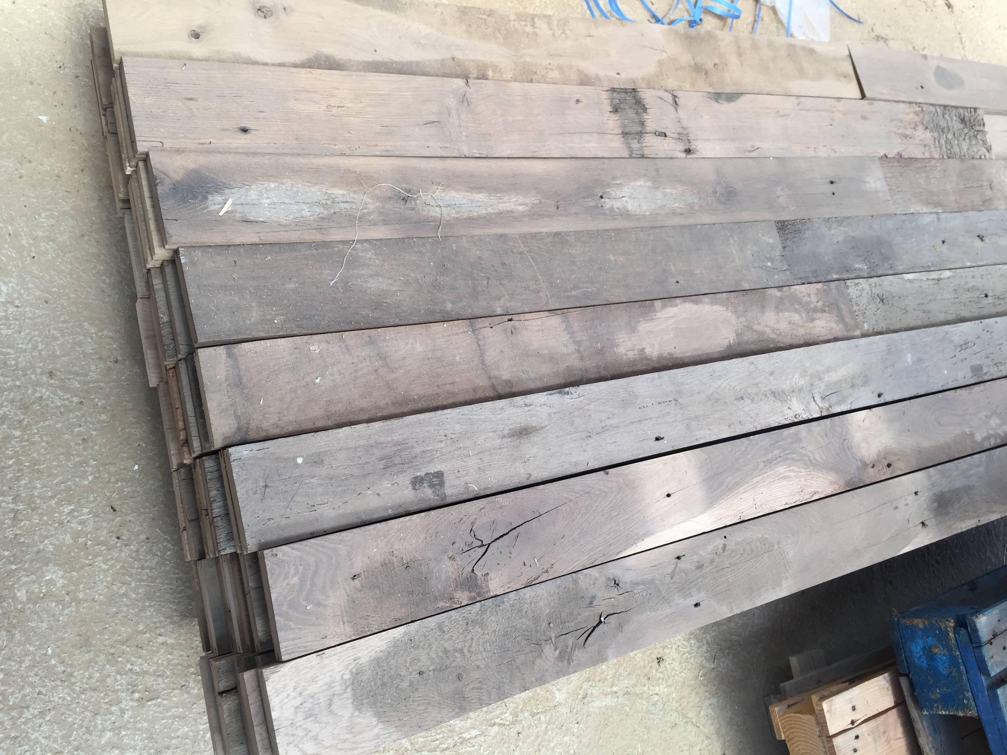 20th Century Reclaimed French Wood Oak Flooring from France For Sale