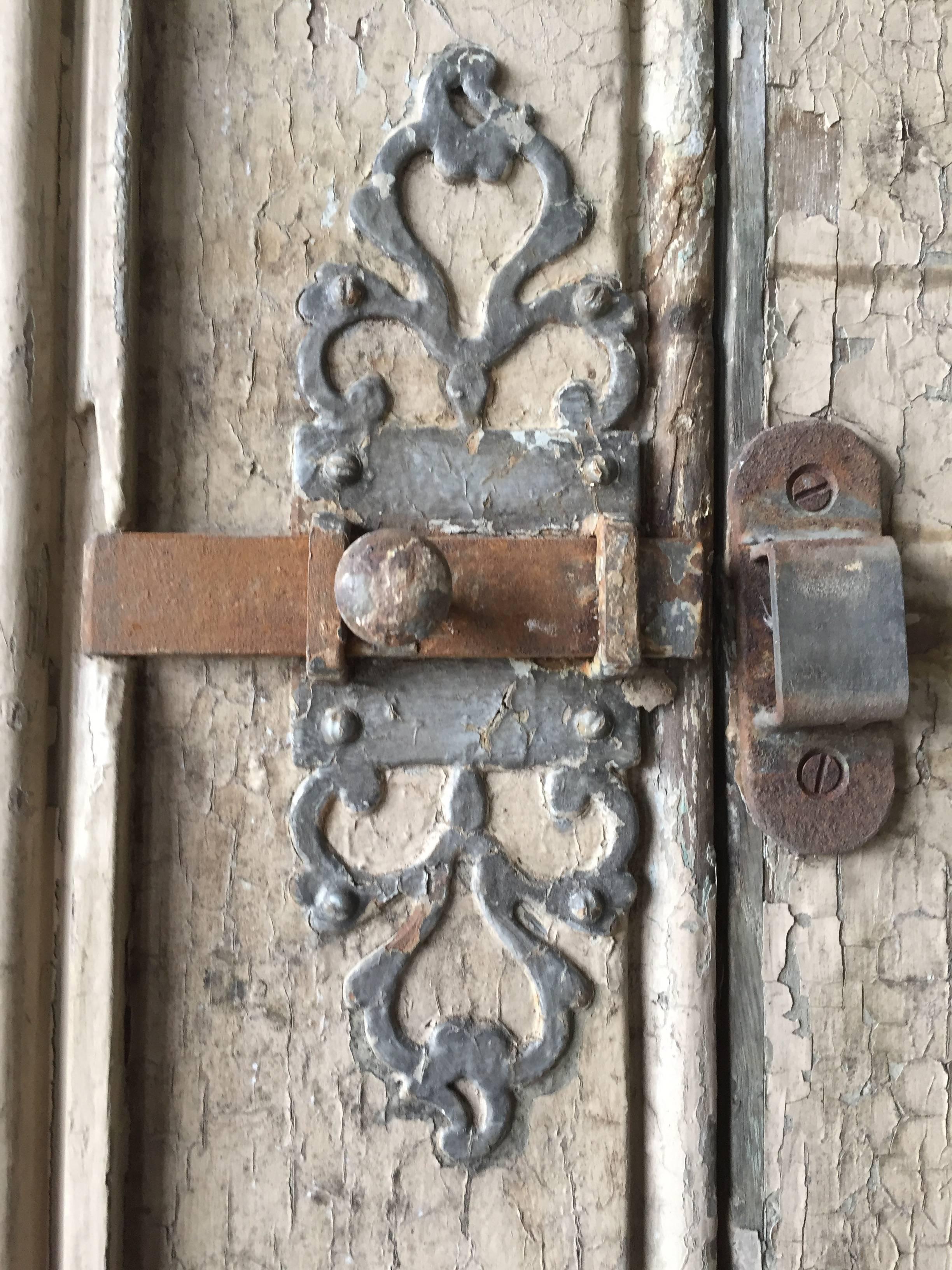 18th Century and Earlier French Chateaux Entrance Doors and Fittings, Original, 18th Century, France
