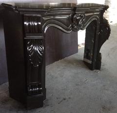 French Antique Louis XV-Regency Style Fireplace, circa 1850s from France