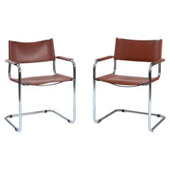 Bauhaus Chairs, s34, mg5 attributed to Mart Stam, Marcel Breuer, set of 2