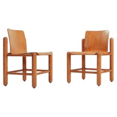 Chaises brutalistes en pin Getama, Knud Friis & Elmar Moltke Nielsen (Friis & Moltke)