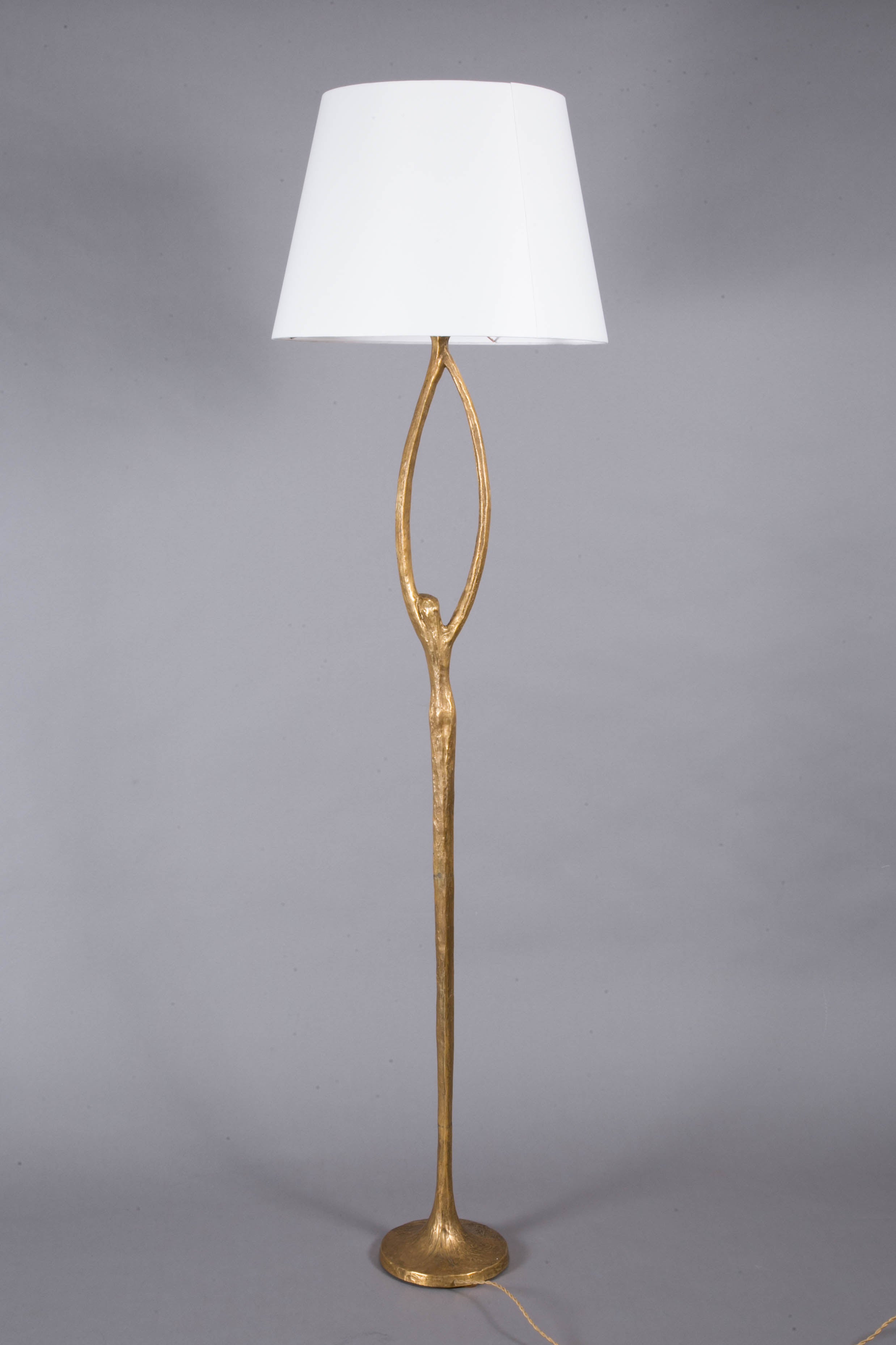 Floor Lamp as a Stylized Woman, circa 1956, by Felix Agostini In Good Condition In Paris, FR