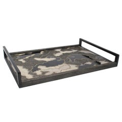 Shagreen, Penshell and Bronze Camouflage Tray