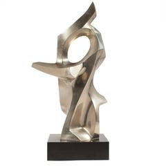 Magnificent Biomorphic 60's Light Bronze Abstract Sculpture by Seymour Meyer