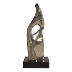 Biomorphic, 1960s Bronze Abstract Sculpture by Seymour Meyer