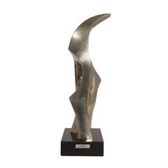 Biomorphic, 1960s Bronze Abstract Sculpture by Seymour Meyer