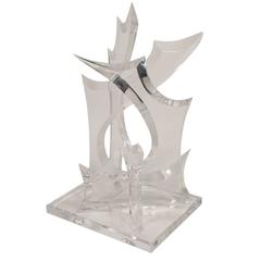Mid-Century Lucite Sculpture by Van Teal